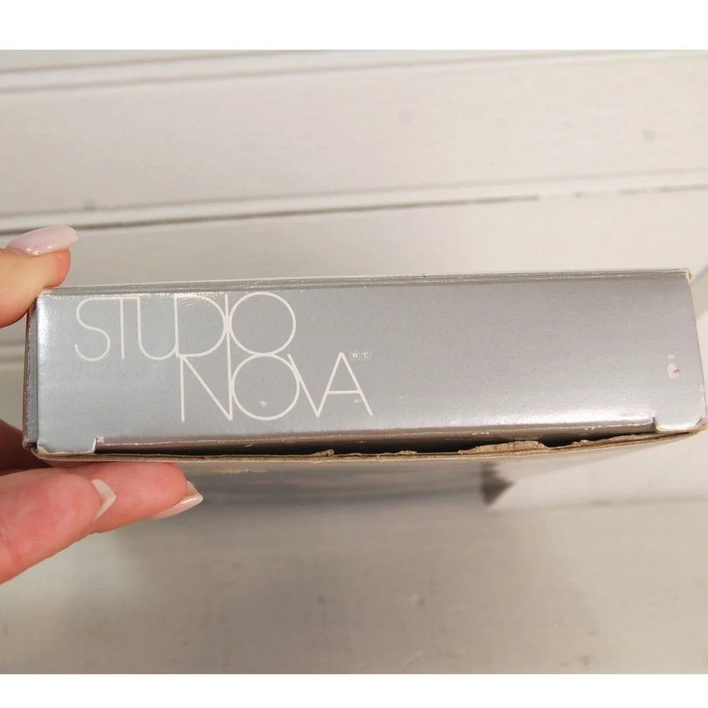 Vintage Glass Picture frame NWT Studio Nova Etched painted roses‎ 4x6 Home Decor
